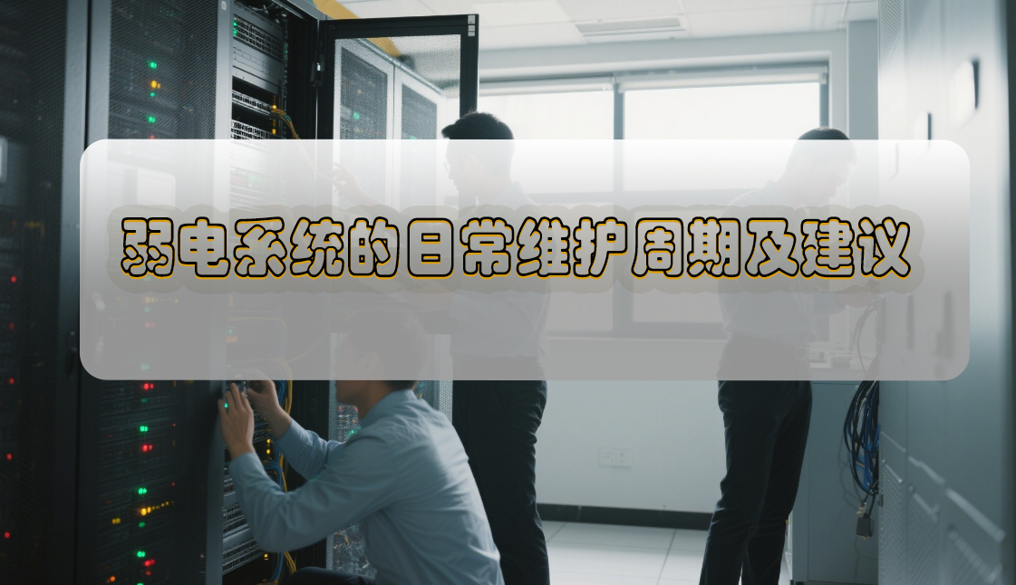 弱电系统的日常维护周期及建议